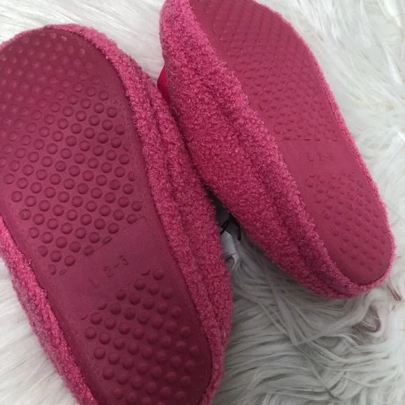 Girl Youth Pink Slippers size Large 2-3 - Picture 3 of 3